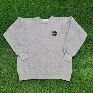 Vintage 80s GREFCO Sweatshirt Medium 21x24 Gray
